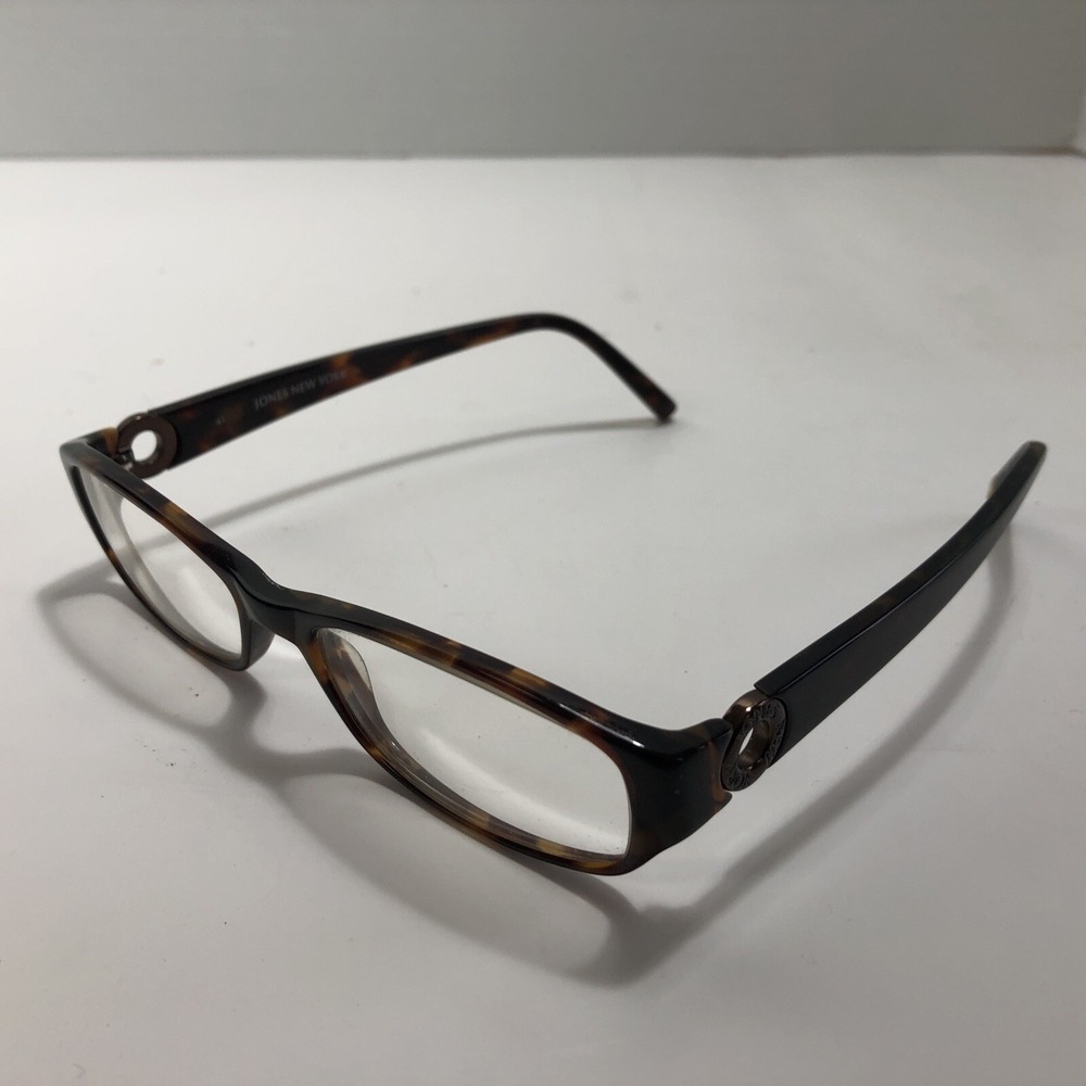Jones New York J732‎ Tortoise Shell Rectangular Eyeglasses Frames Only Men Women